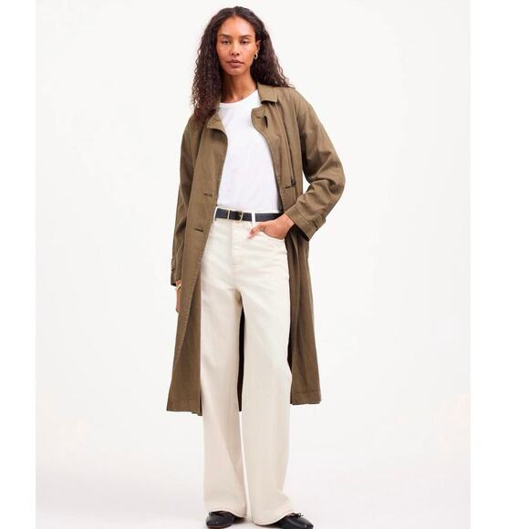 NWT Madewell Low-Slung Baggy Jeans In Vintage Ivory Size 31 - Picture 1 of 11